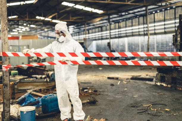 Professional Biohazard technician working in Ravenel, SC